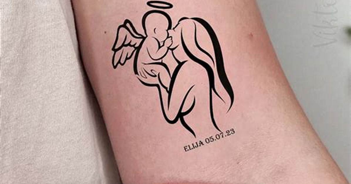 Close-up Looks at Infant Angel Tattoos: Symbolism, Wings, and Healing Ink Designs