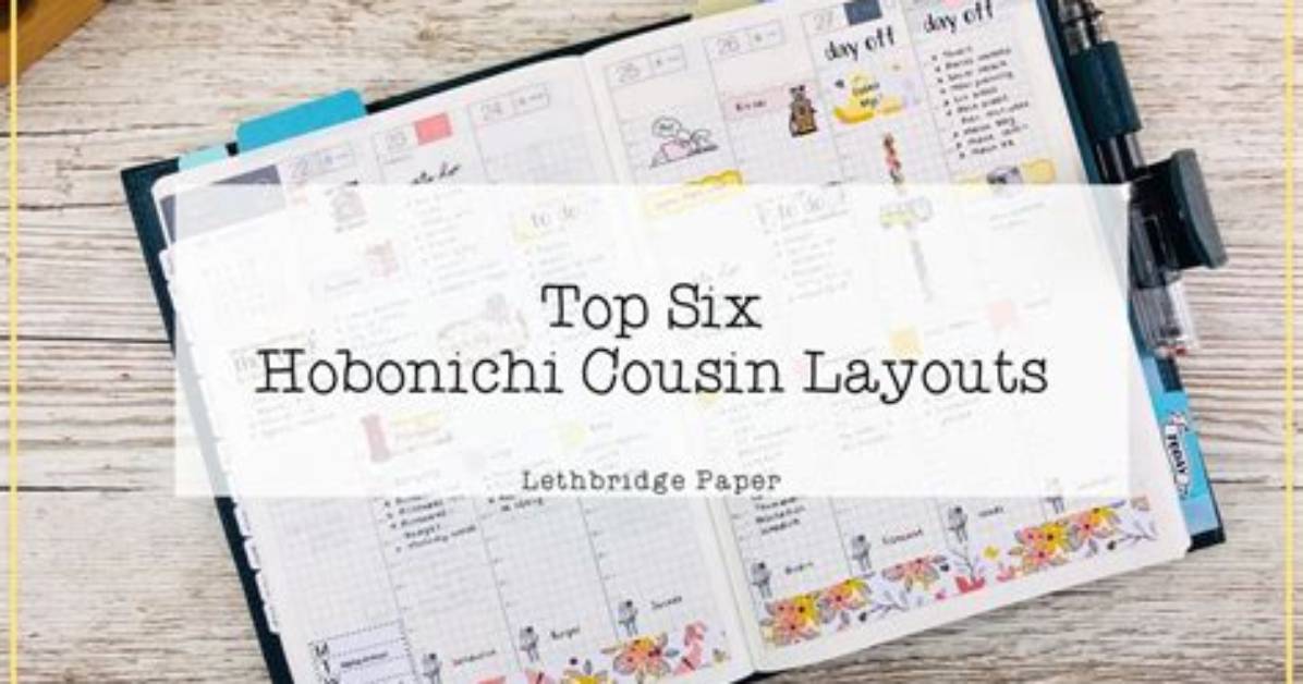 Hobonichi Cousin Layout Breakdown: How the Vertical Weekly and 1-Page-per-Day Grids Function