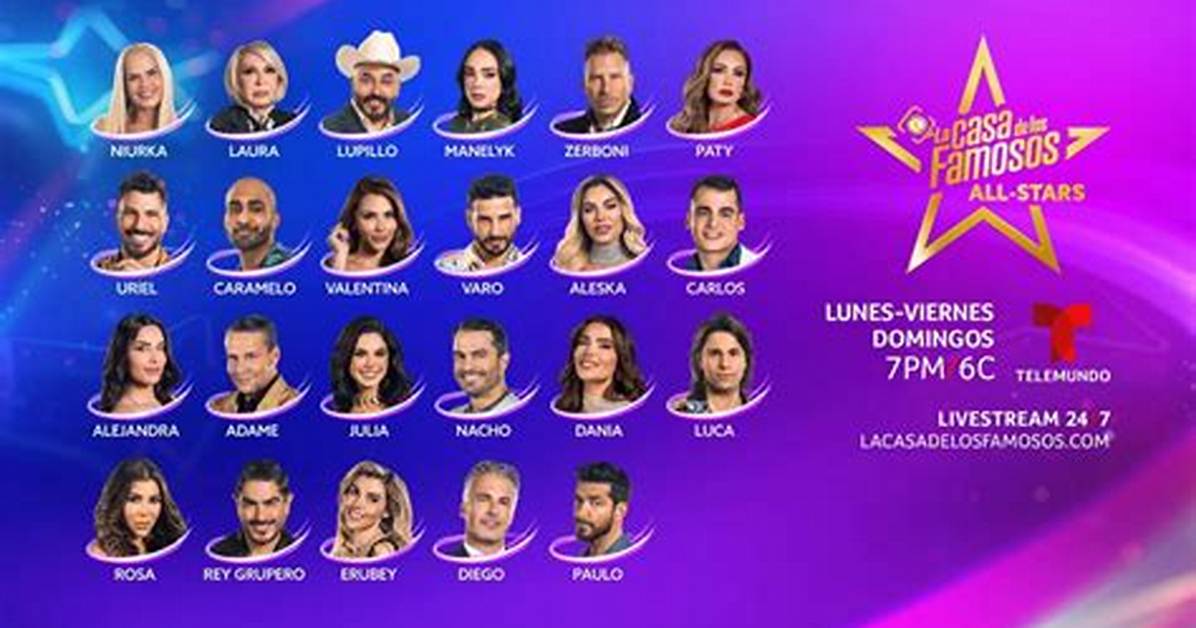 La Casa De Los Famosos Broadcast Schedule: Daily Galas, Elimination Nights, and Live Feeds