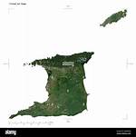 Mapping Trinidad in the Caribbean: Satellite Coordinates, Coastal Borders, and Marine Boundaries