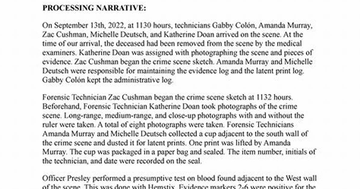 Scene Evidence and Police Reports: Lasjon Kathleen Trader Crash Details Examined