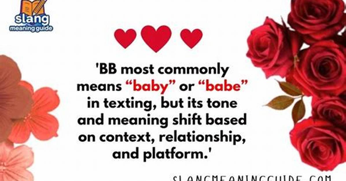 The Definitive Guide to 'Bb': Meanings, Usage Rules, and How to Use It Right