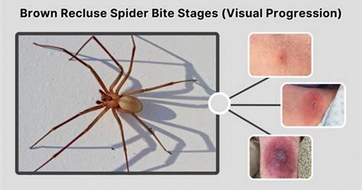 Visual Progression Guide: Identifying Brown Recluse Spider Bite Stages Through Real Lesions