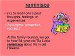 What Does 'Reminisces' Mean? Real Headline Proof and Everyday Usage