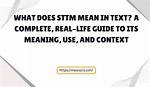What Does Sttm Mean in Text? Complete Slang Guide, Usage Rules, and Best Replies