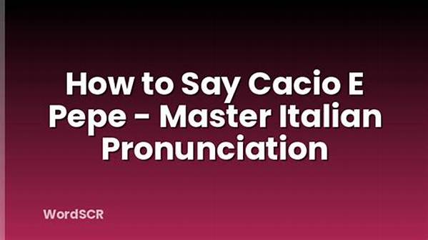 Why Everyone Keeps Pronouncing Cacio E Pepe Wrong: the Roman Secret