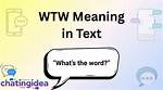 Wtw Meaning Decoded: Real Text Message Screenshots and Exactly How People Use It on Snapchat