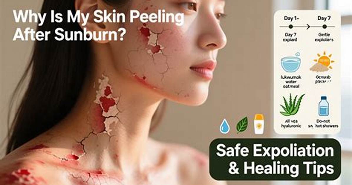 Your Skin Is Peeling After Sunburn: Safe Treatments and What to Avoid