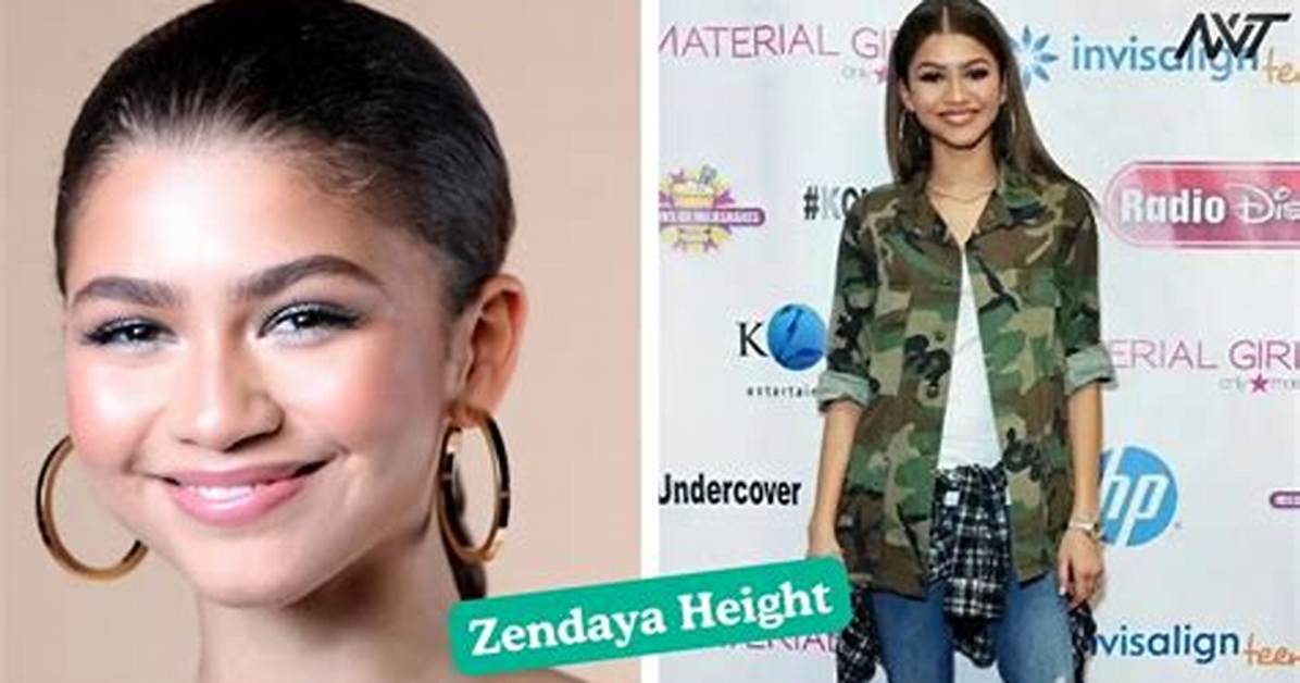 Zendaya's Real Height Compared: Side-by-Side Photos with Hollywood Stars